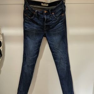 Madewell 9-inch high rise Skinny Jeans
